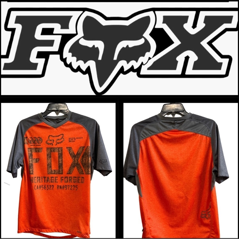 Fox Racing Orange and Black Jersey
